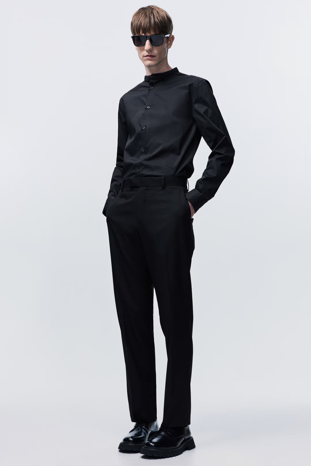 H&M Slim Fit Grandad shirt