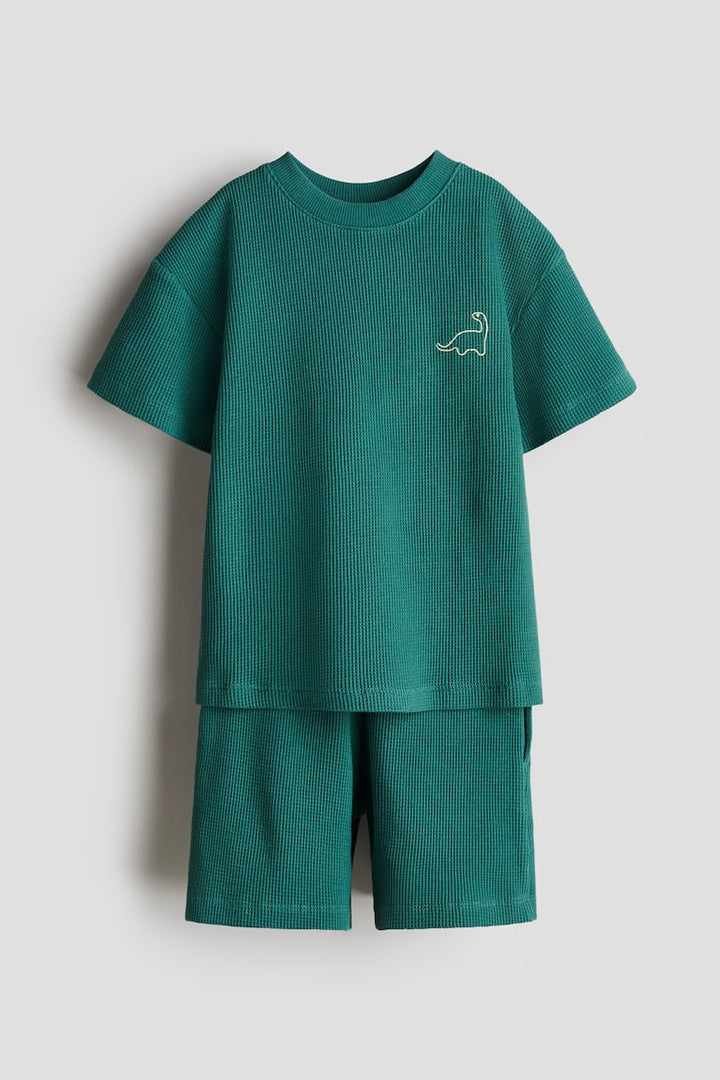 H&M 2-Piece Waffled Cotton Set