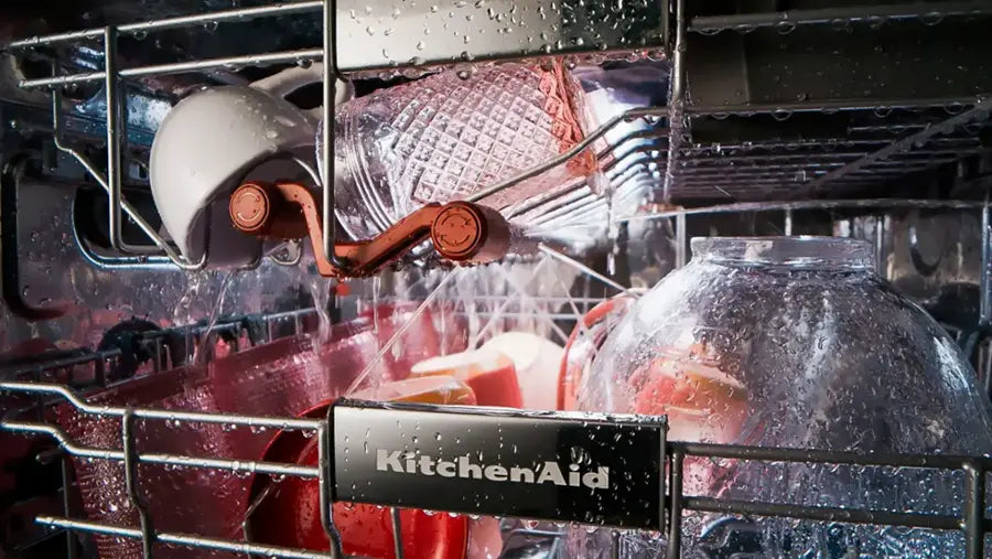 KitchenAid - 24" Top Control Built-In Stainless Steel Tub Dishwasher with 3rd Rack, FreeFlex, 44 dBA - Stainless Steel With PrintShield Finish