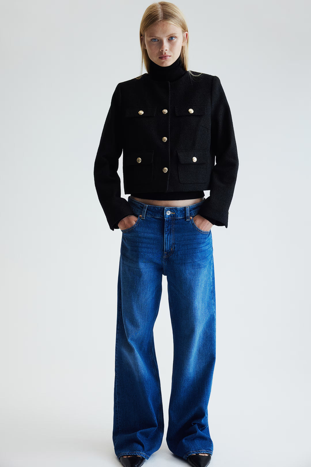 H&M Textured-weave Jacket