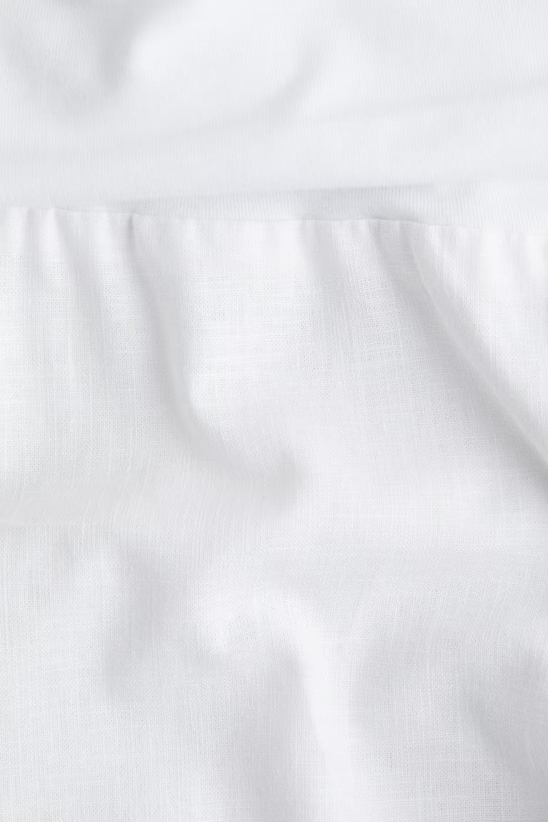 H&M Linen-Blend Yoga-Style Pants