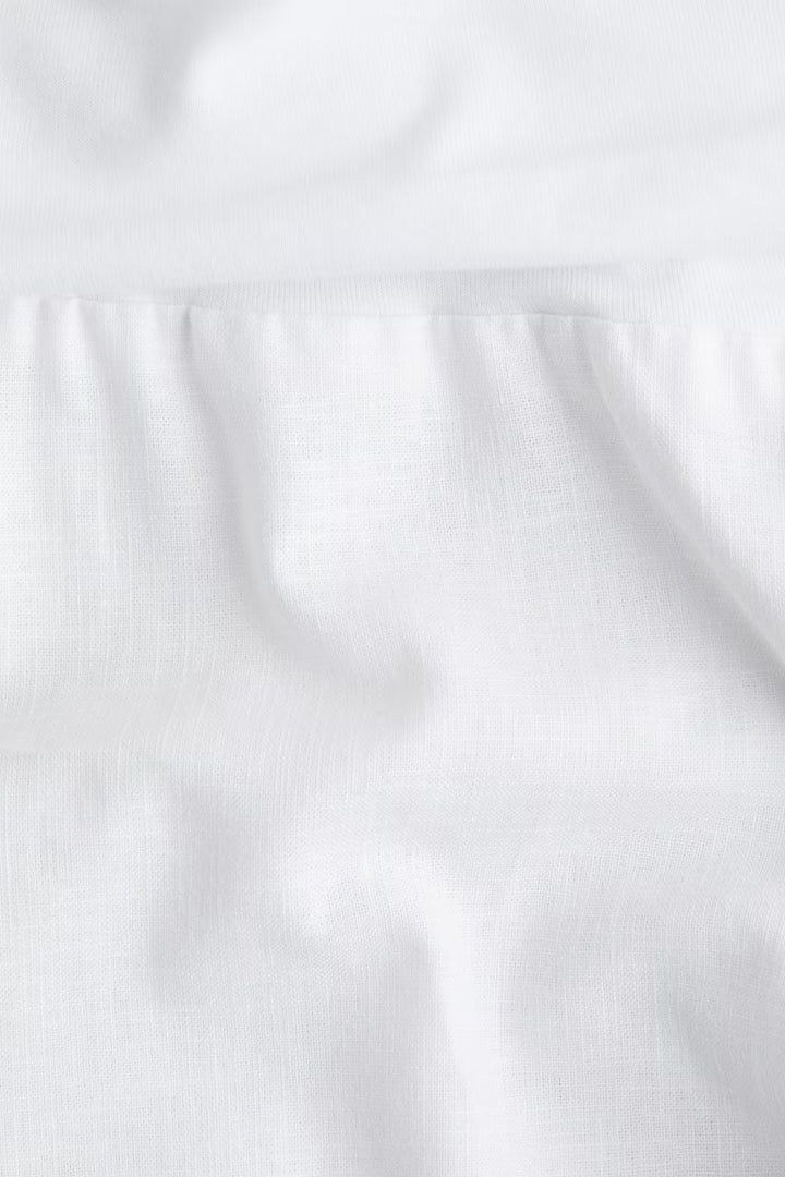 H&M Linen-Blend Yoga-Style Pants