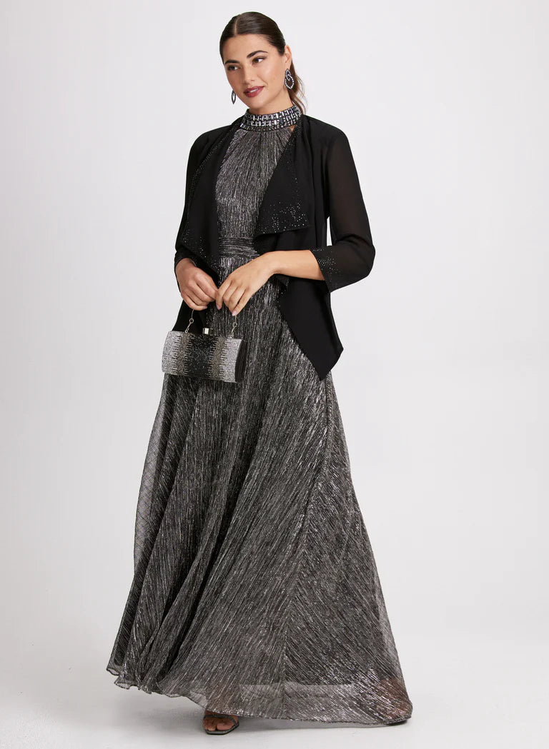 LAURA Embellished Open Front Bolero