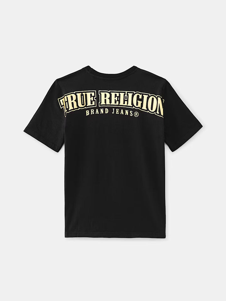 TRUE RELIGION BOYS METALLIC HORSESHOE TEE