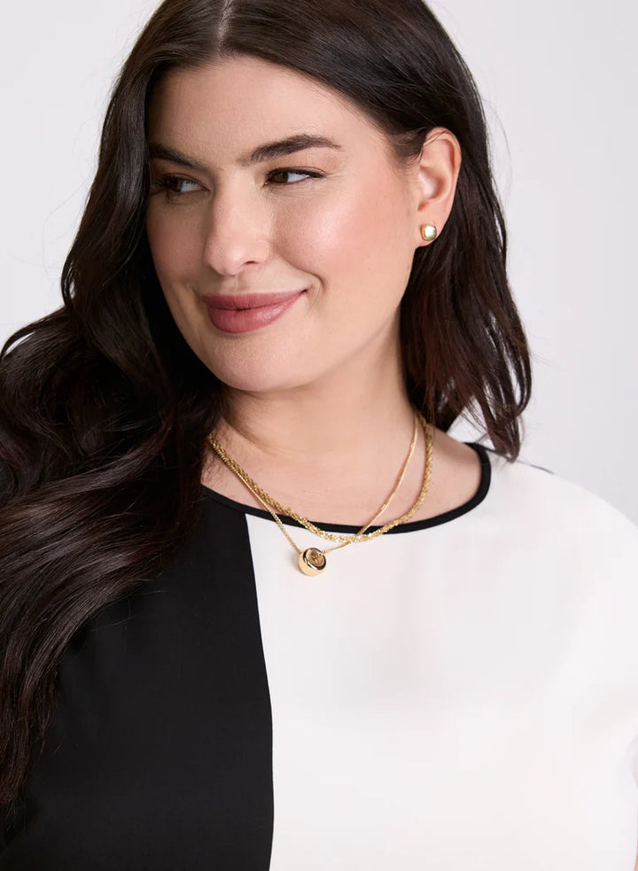 LAURA Colour Block Top