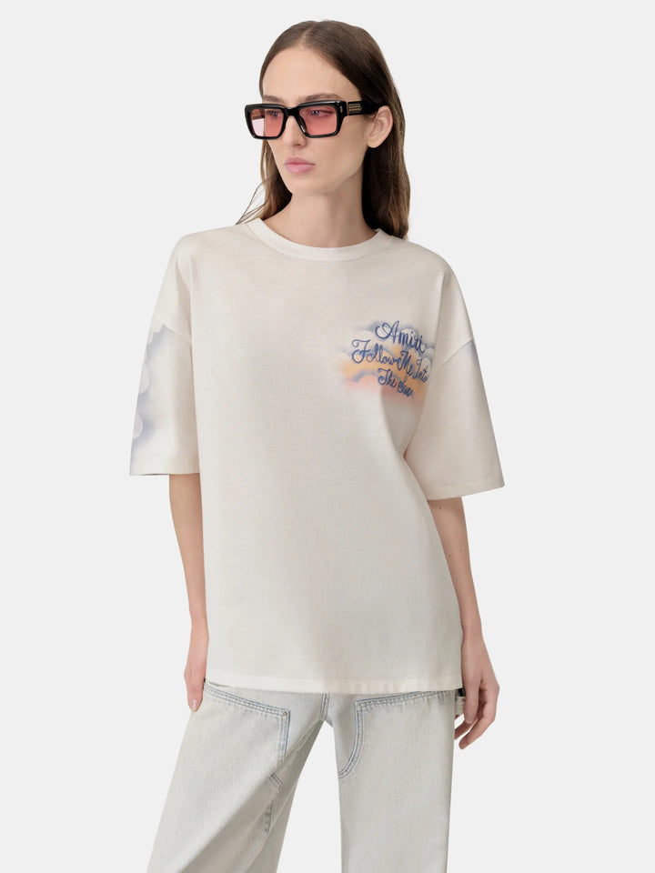 AMIRI WOMEN'S FOLLOW ME OVERSIZED TEE