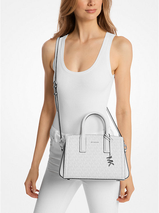 Michael Kors Laila Small Signature Logo Satchel