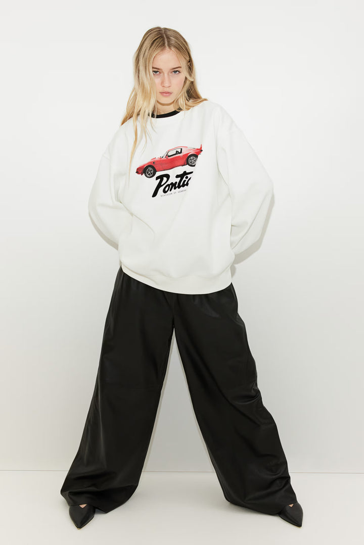 H&M Oversized Printed Sweatshirt