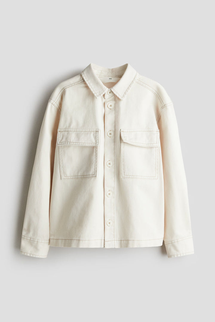 H&M Loose-Fit Twill Overshirt