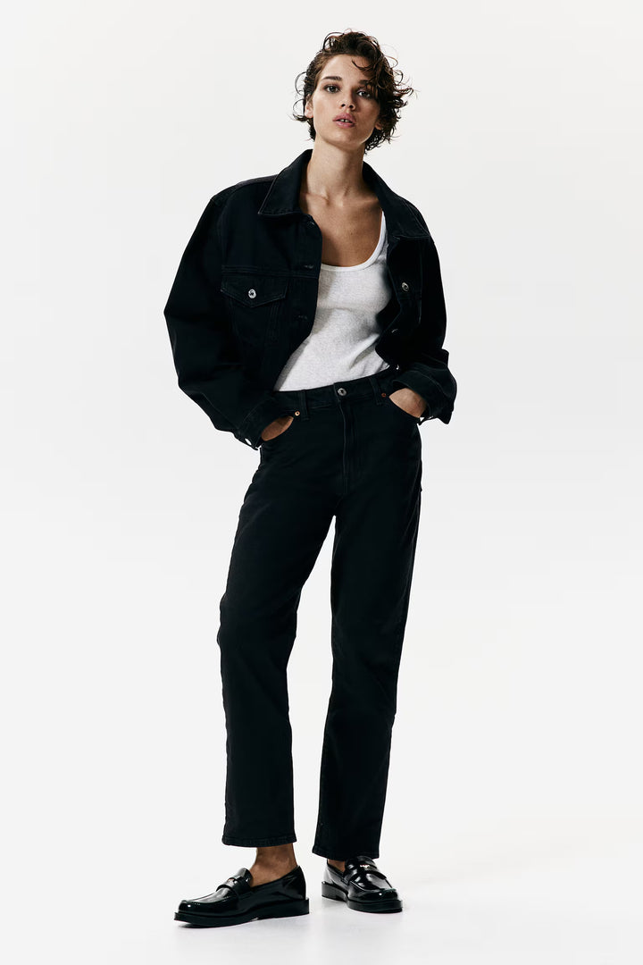 H&M Ultra High Rise Mom Jeans