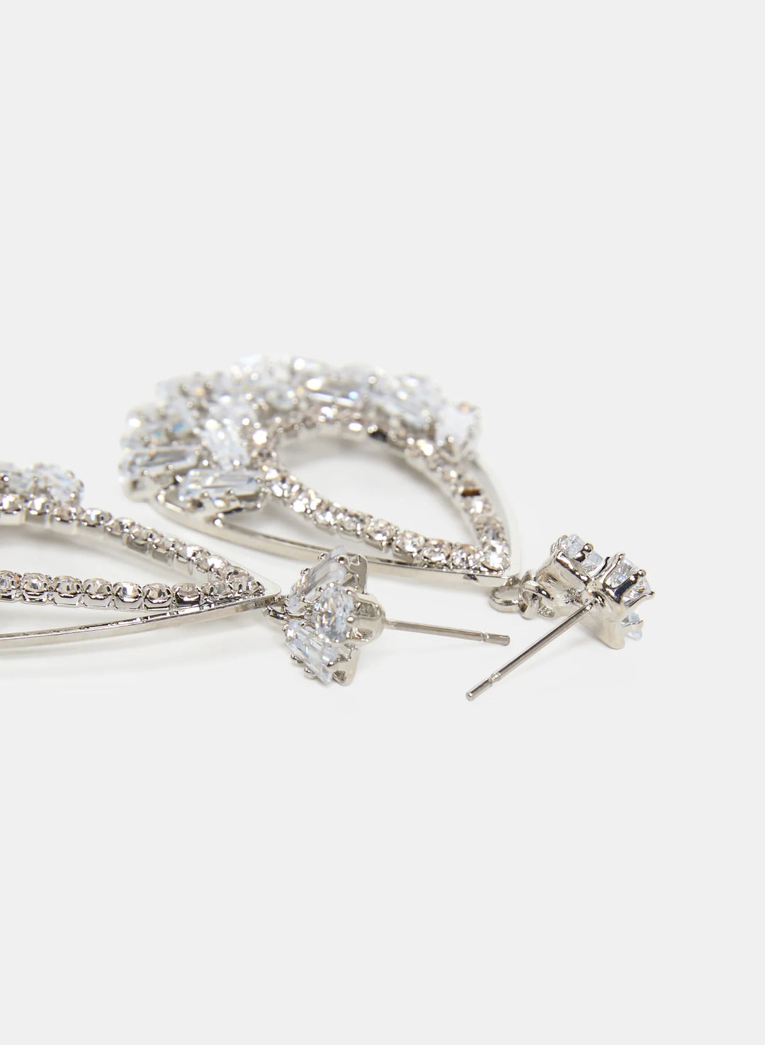 Laura Crystal Teardrop Earrings