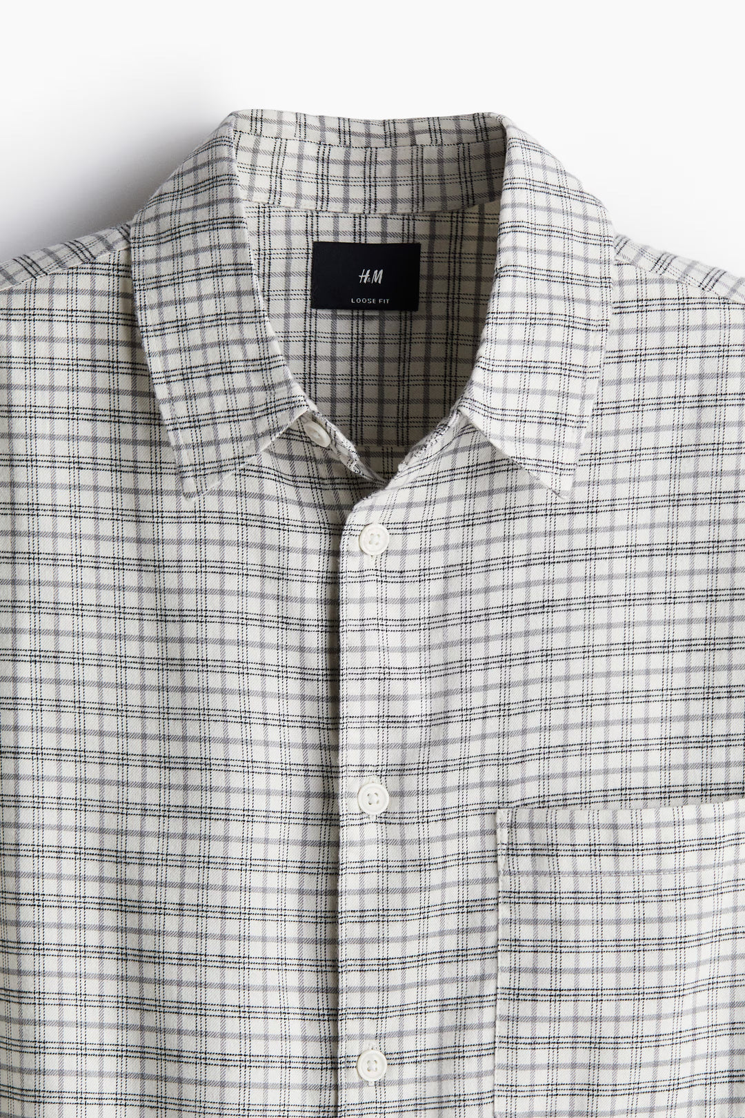 H&M Loose Fit Flannel shirt