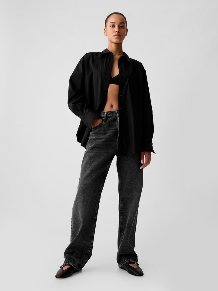 Gap Organic Cotton Poplin Big Shirt
