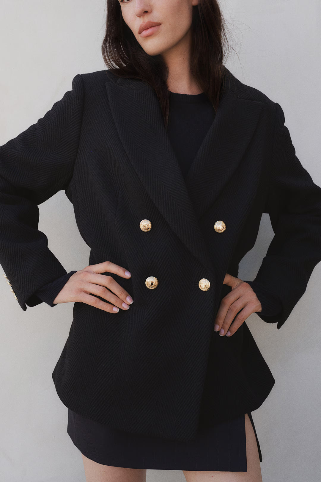 H&M Textured-weave Jacket
