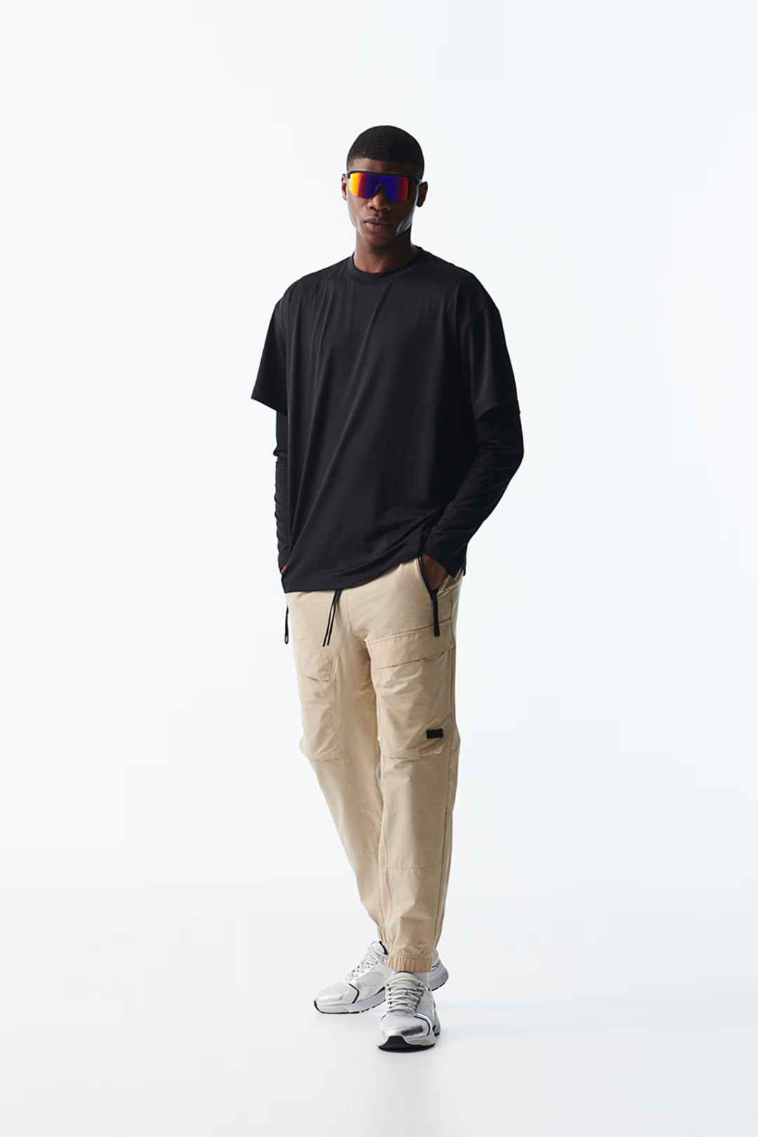 H&M Regular Fit Sports Cargo Joggers