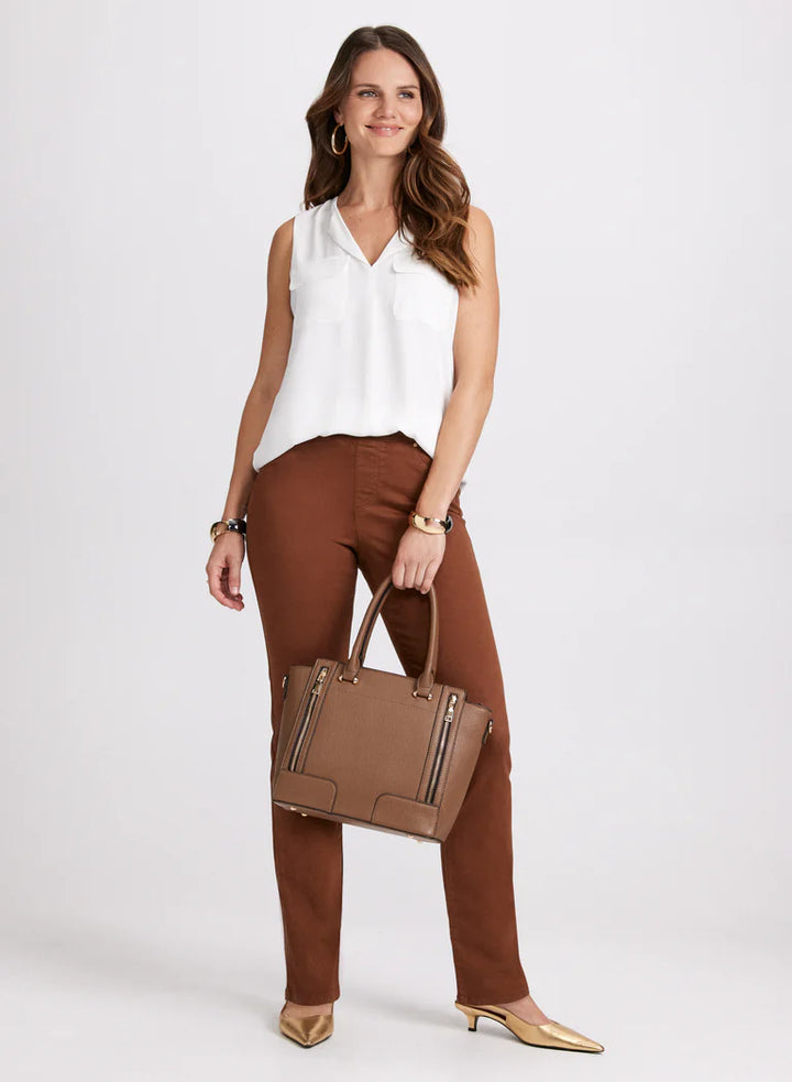 LAURA Sleeveless Pocket Blouse
