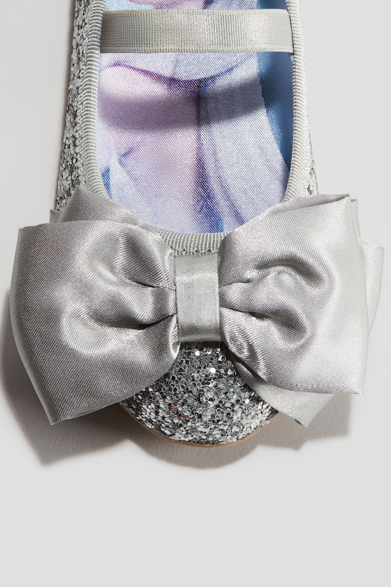 H&M Glittery Ballet Flats