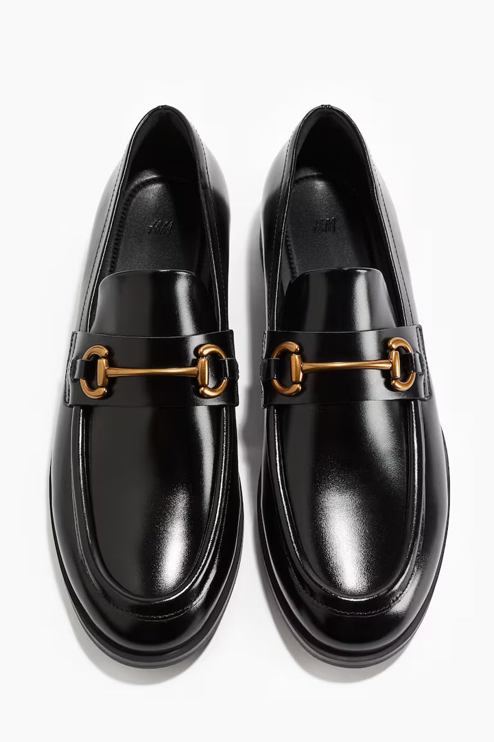 H&M Loafers with Metal Buckle