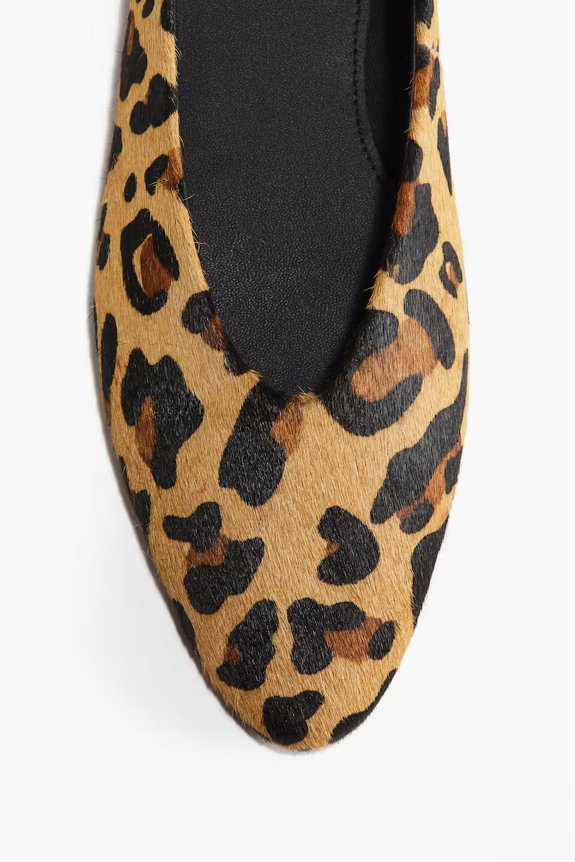 H&M Leather Ballet Flats