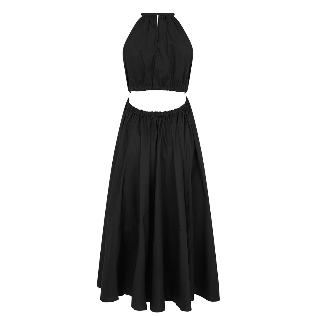 MICHAEL MICHAEL KORS Halter Midi Dress