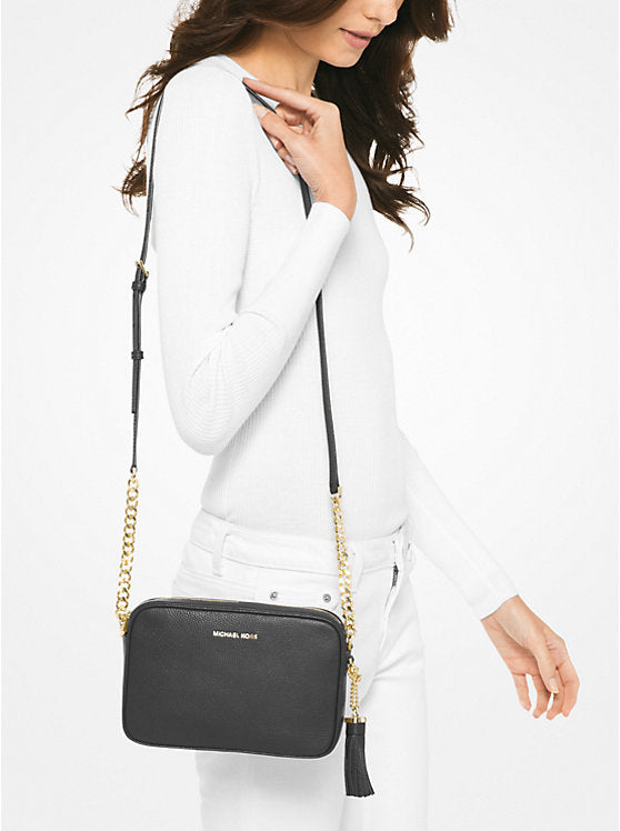 Michael Kors Ginny Leather Crossbody Bag