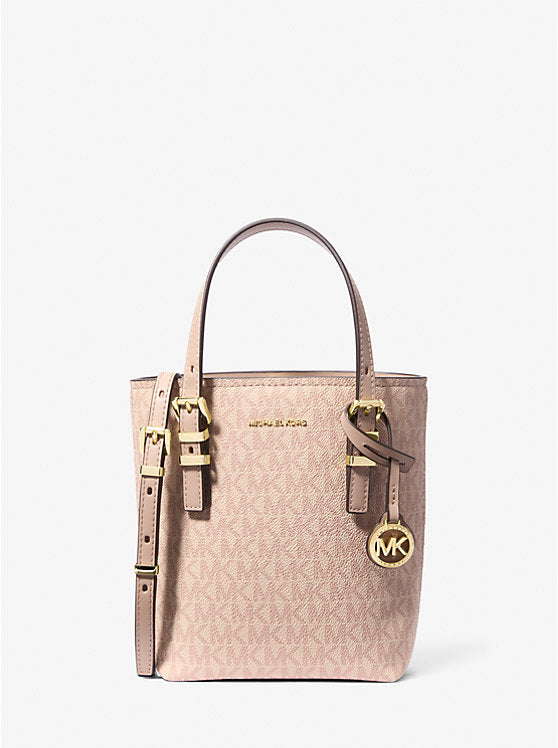 Michael Kors Quinn Extra-Small Signature Logo and Leather Convertible Tote Bag