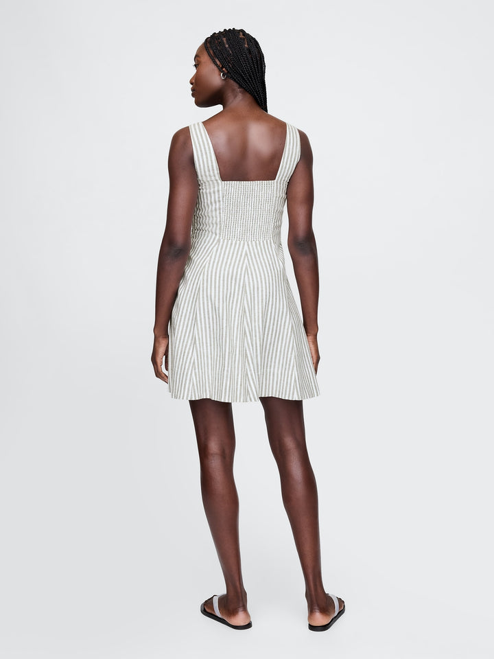 Gap Linen-Blend Mini Dress