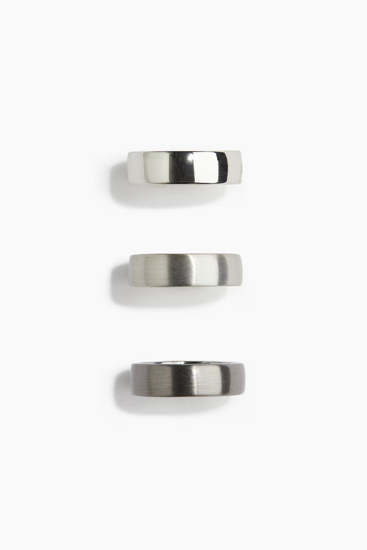 H&M 3-pack Rings