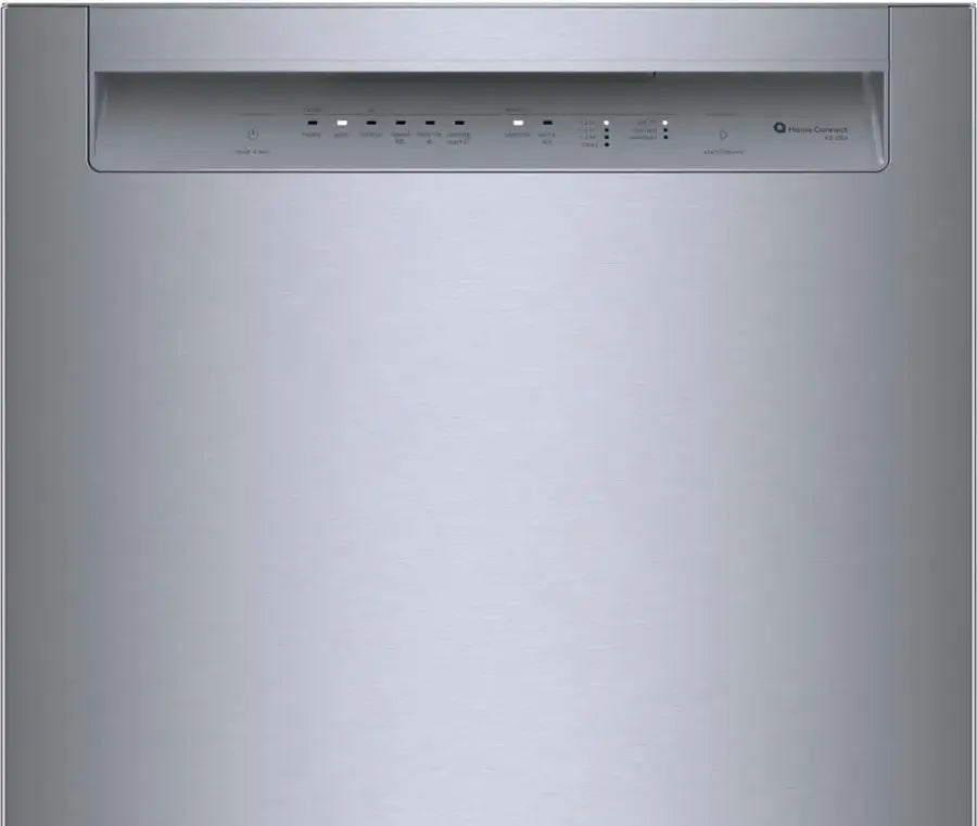 Bosch - 300 Series 24" Front Control Smart Built-In Tub Dishwasher with 3rd Rack, 48 dBA - Stainless Steel