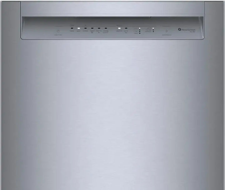 Bosch - 300 Series 24" Front Control Smart Built-In Tub Dishwasher with 3rd Rack, 48 dBA - Stainless Steel