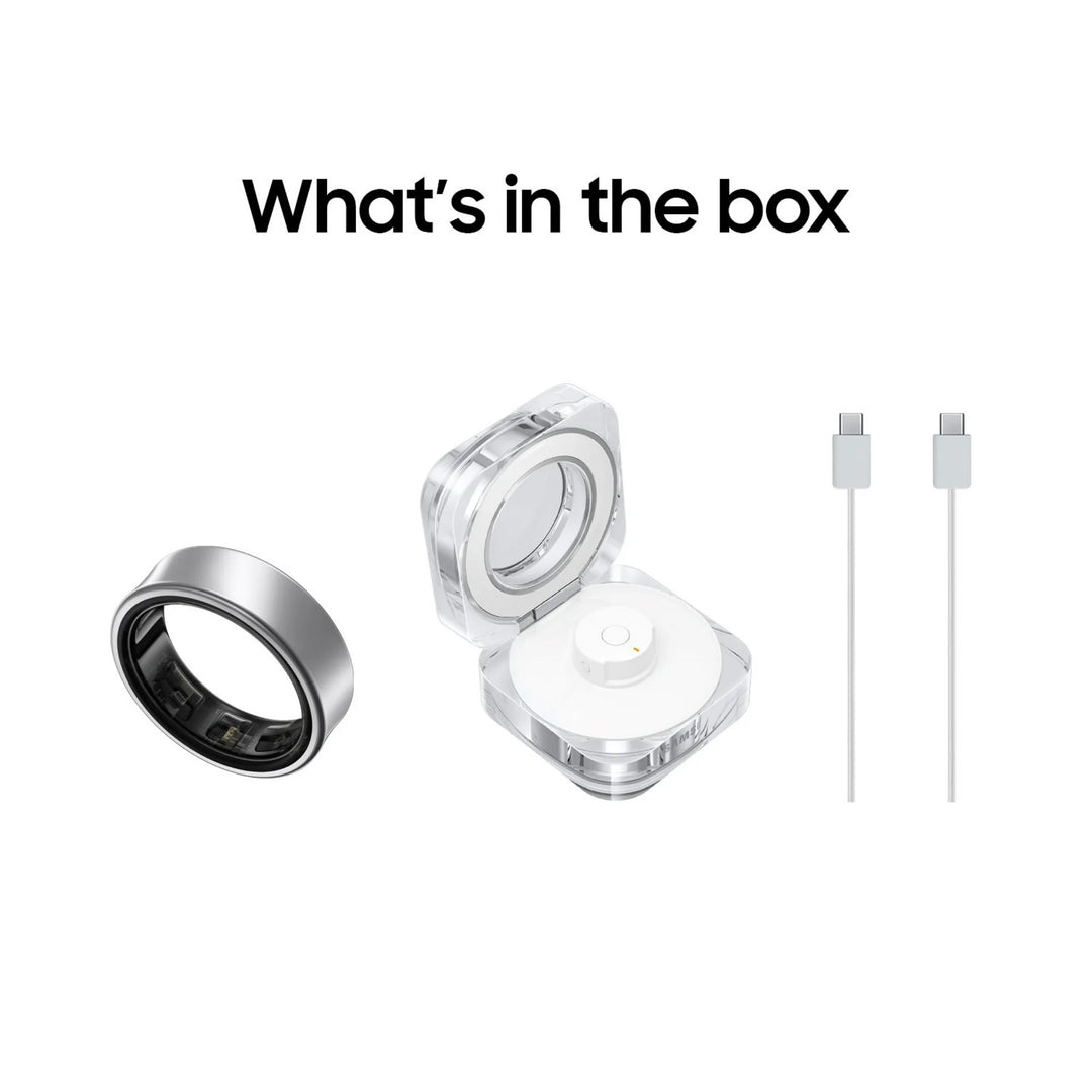 Samsung Galaxy Ring, AI Smart Ring, Size 8, Titanium Gold