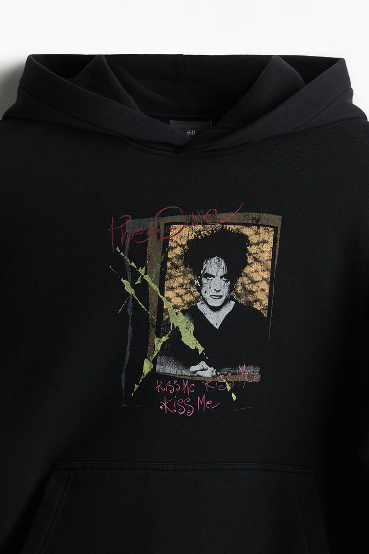 H&M Oversized Fit Printed Hoodie