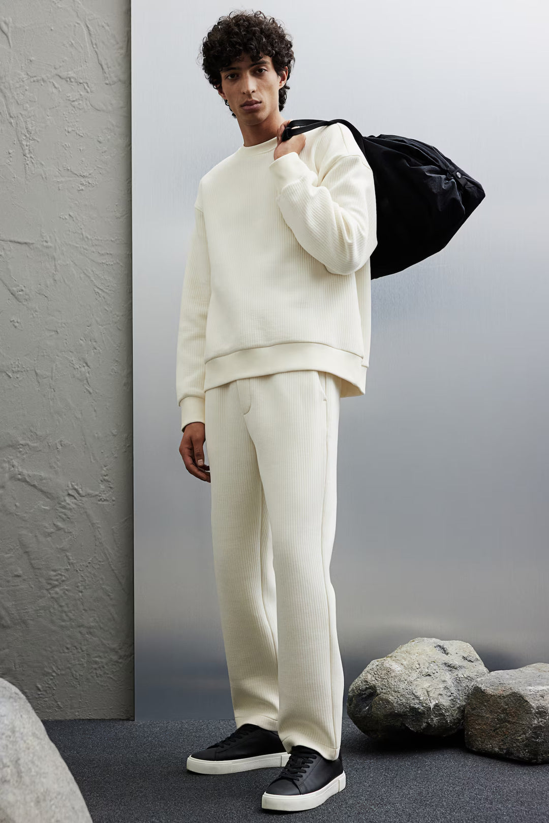 H&M Regular Fit Ribbed Joggers