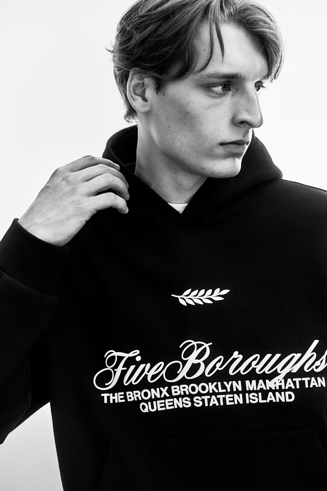 H&M Loose-Fit Printed Hoodie