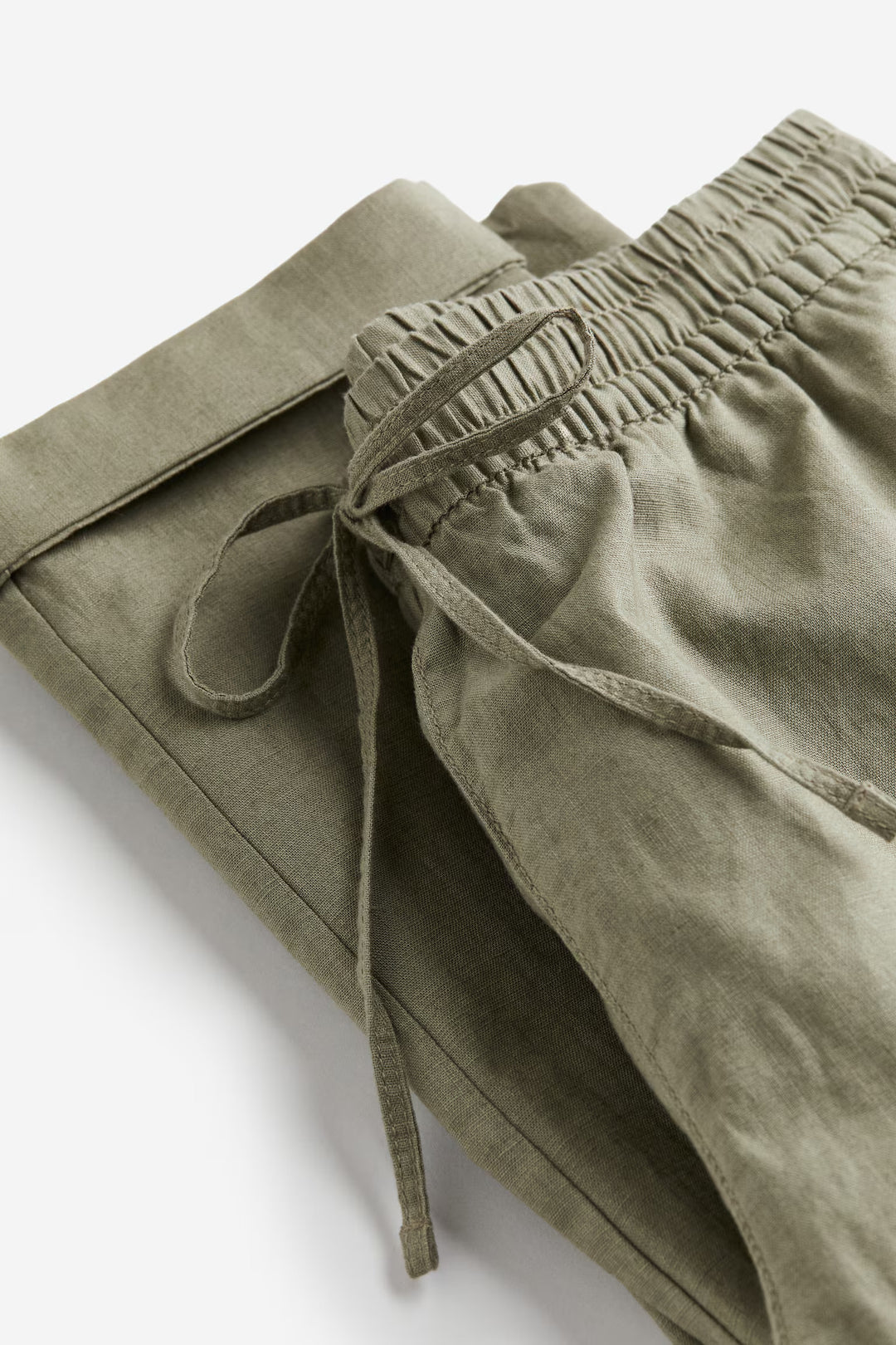 H&M Linen-blend Joggers