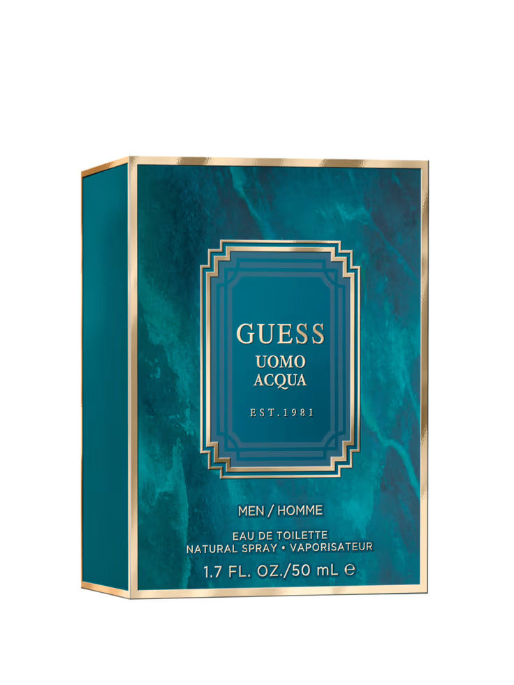GUESS Uomo Acqua Eau de Toilette, 1.7 oz