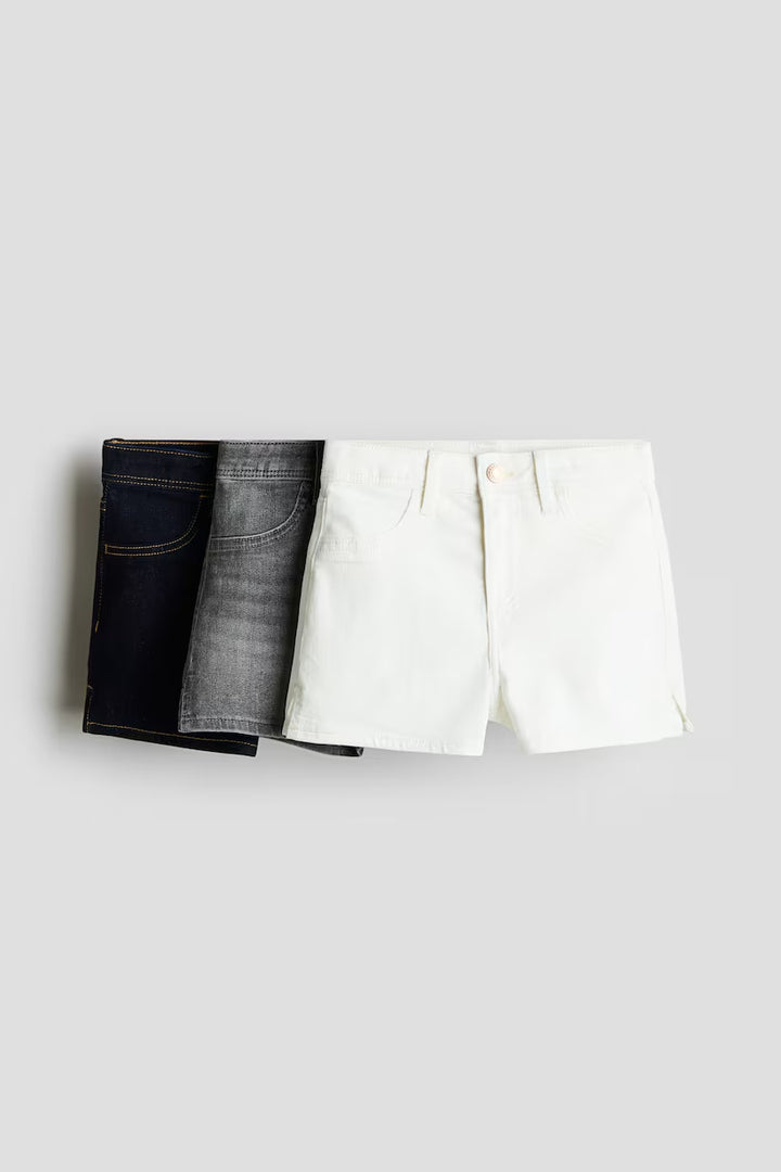 H&M 3-pack Denim Shorts