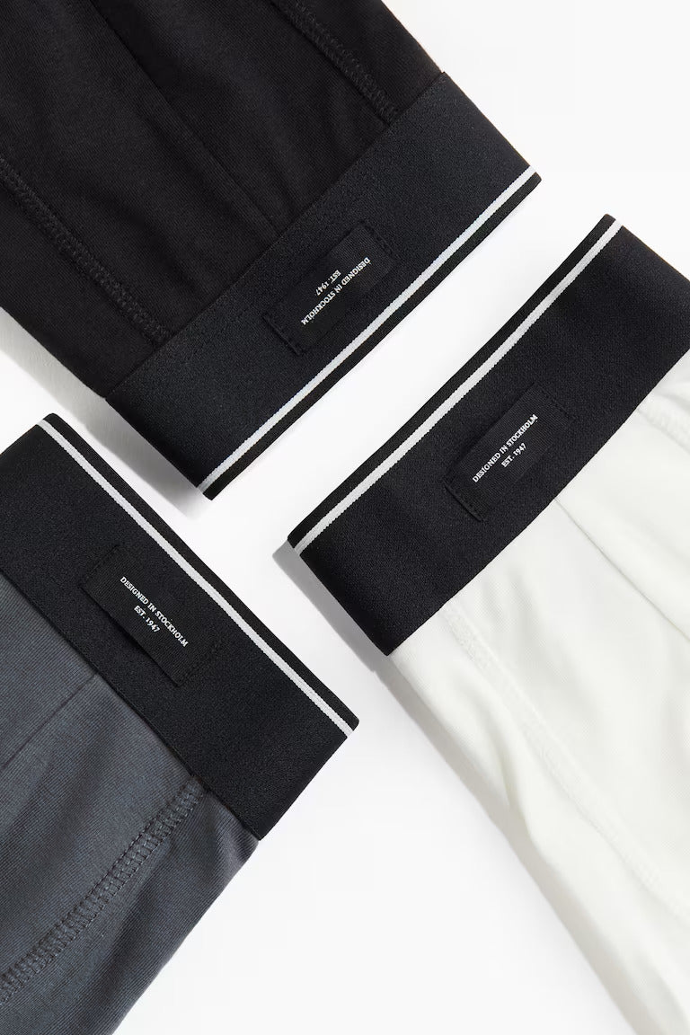 H&M 3-pack Short Boxer Briefs with Lycra®