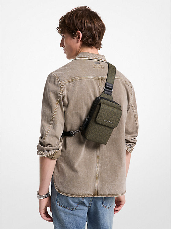 Michael Kors Hudson Signature Logo Sling Pack
