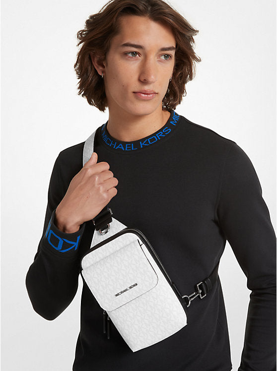 Michael Kors Hudson Signature Logo Sling Pack