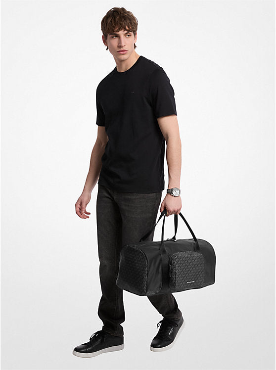 Michael kors Tanner Nylon and Printed Signature Logo Weekender Bag