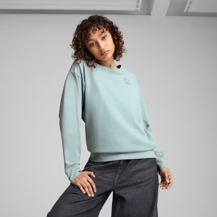 PUMA Essentials Elevated Women's Comfort Crew Sweatshirt