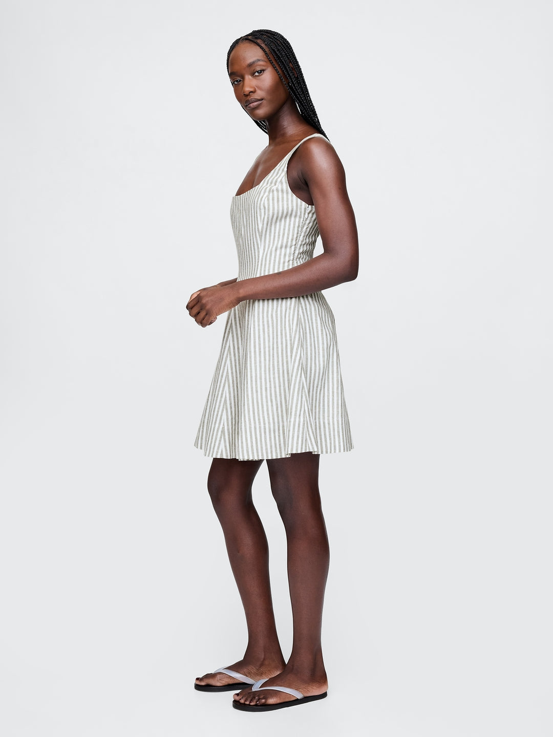 Gap Linen-Blend Mini Dress