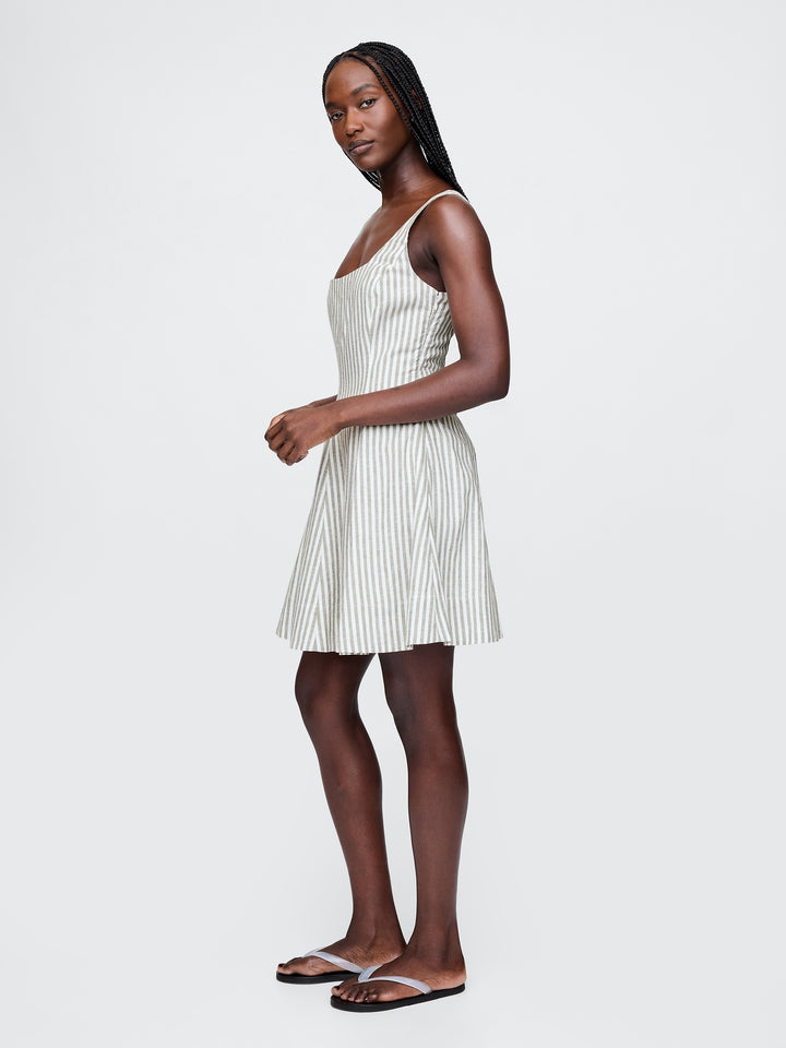 Gap Linen-Blend Mini Dress