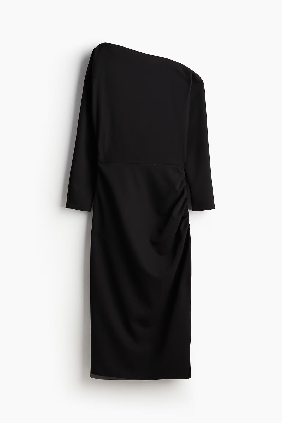H&M Draped One-Shoulder Dress