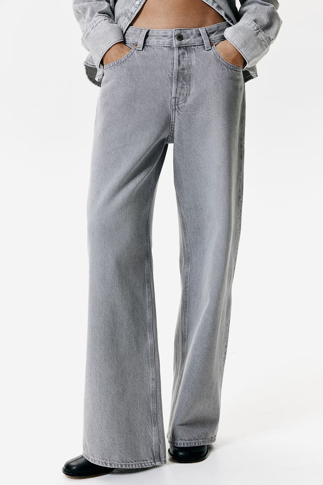 H&M Wide-cut Jeans