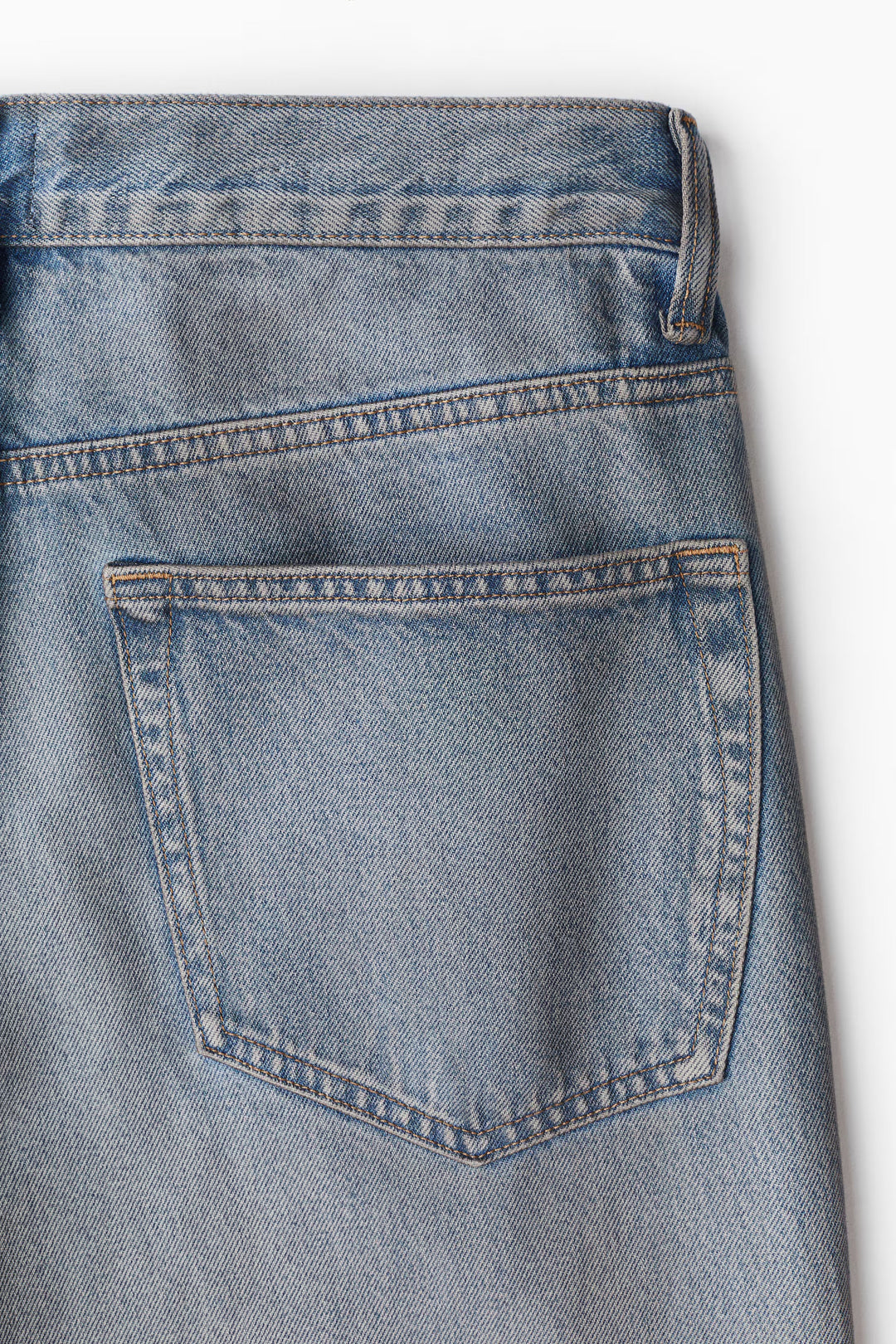 H&M Loose Straight High Jeans