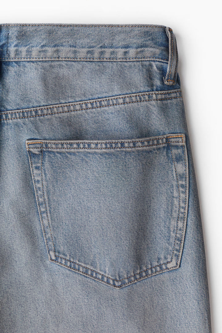 H&M Loose Straight High Jeans