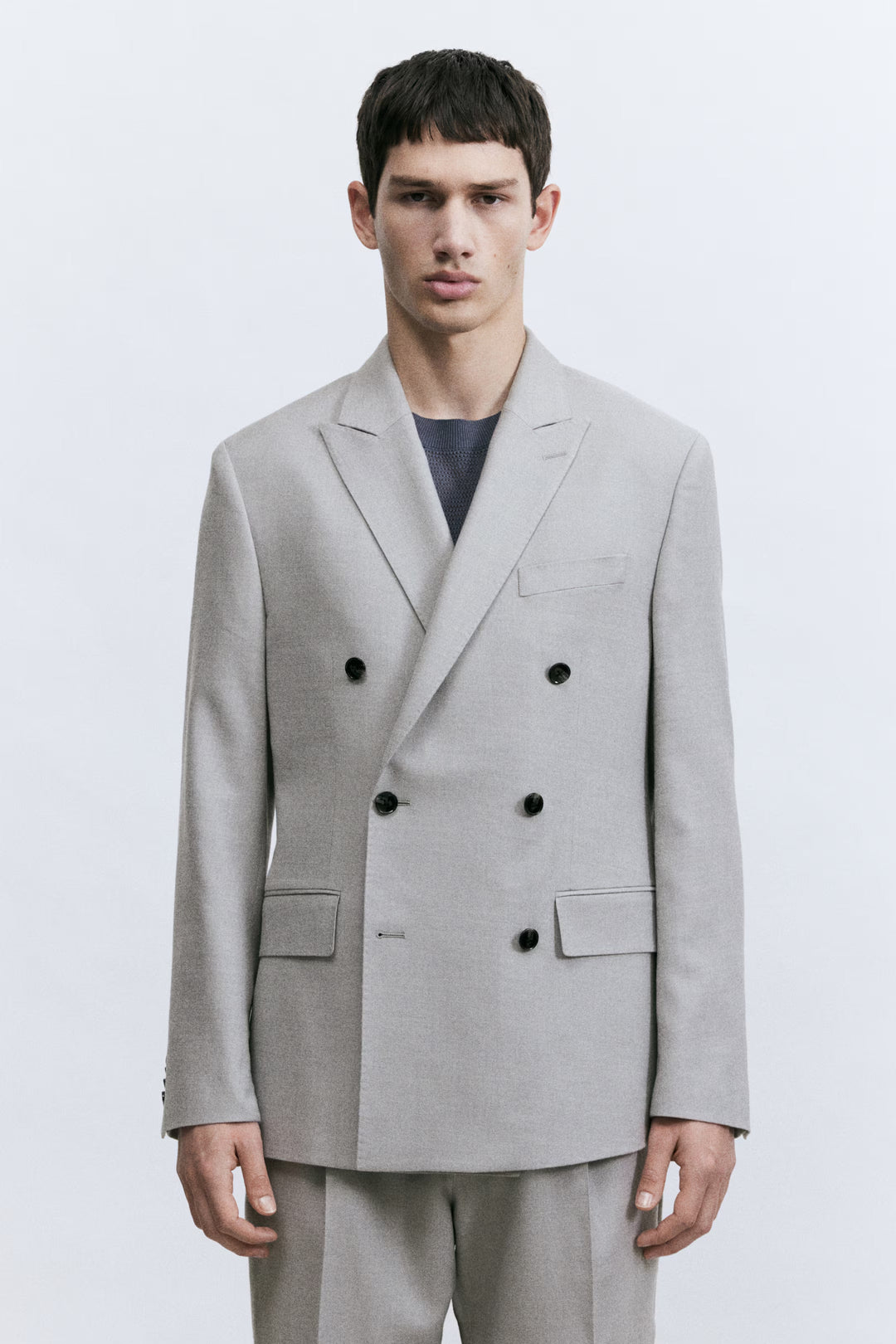 H&M Regular-Fit Double-Breasted Jacket