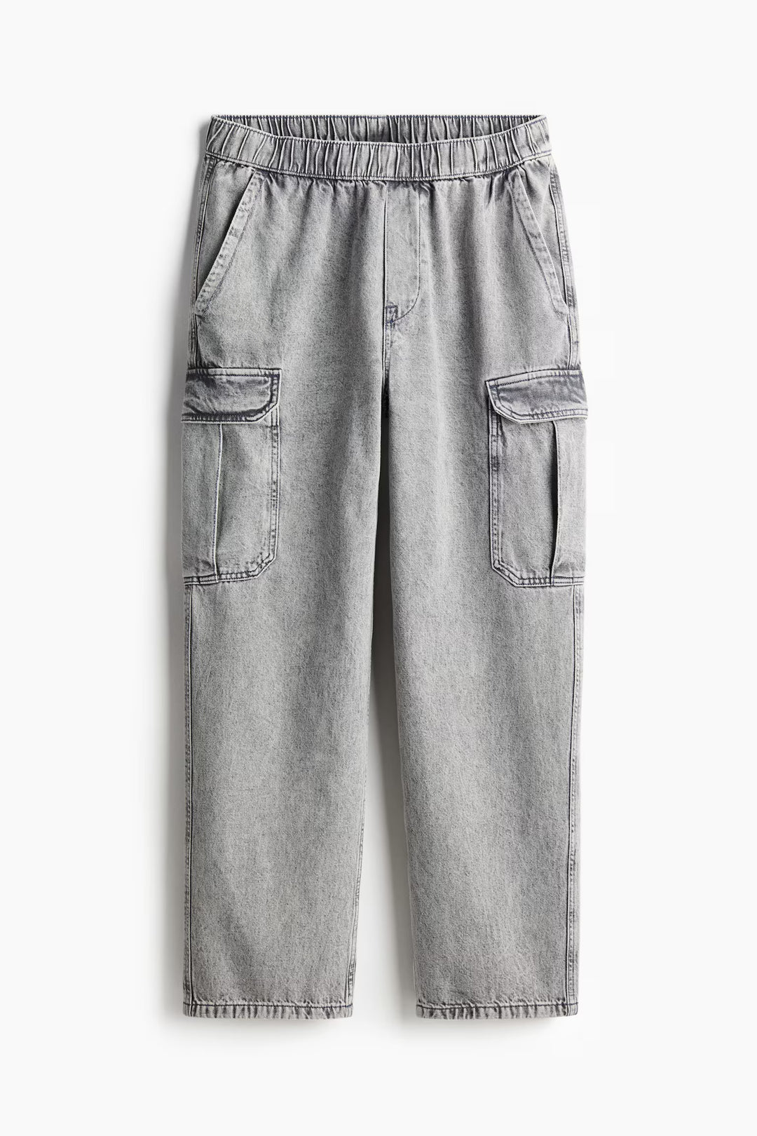 H&M Loose Cargo Denim Joggers